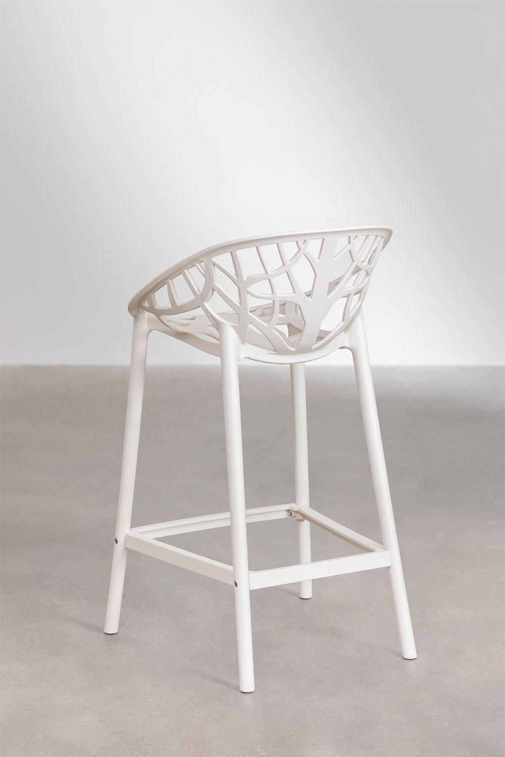 Sklum Taburete Alto 65cm Blanco Gardenia Ores