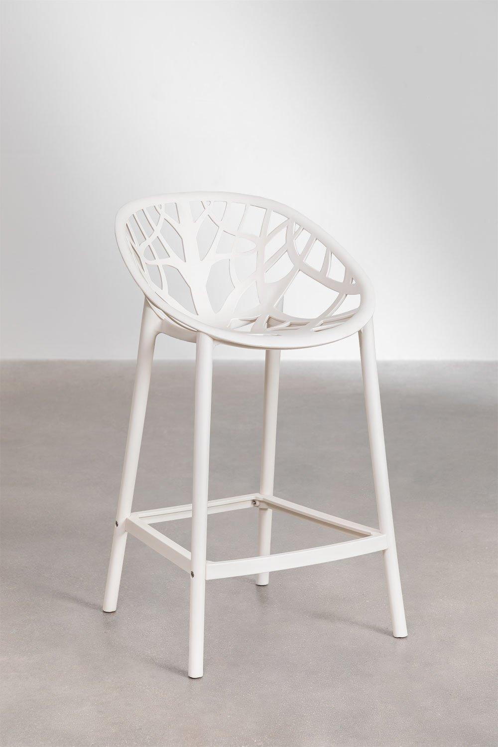 sklum Taburete alto 65cm blanco gardenia Ores