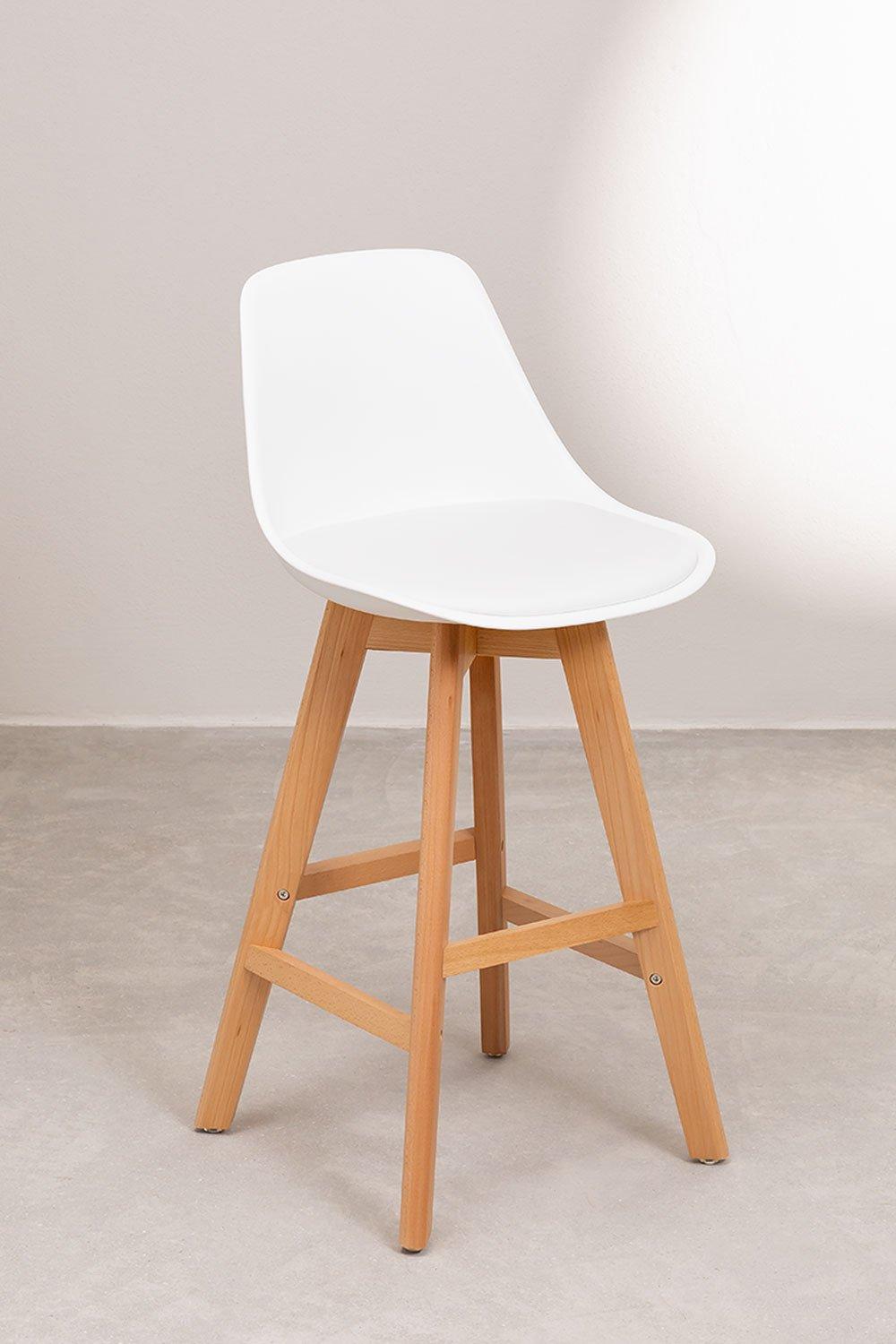 Sklum Taburete Alto 65cm Blanco Nordic Edition