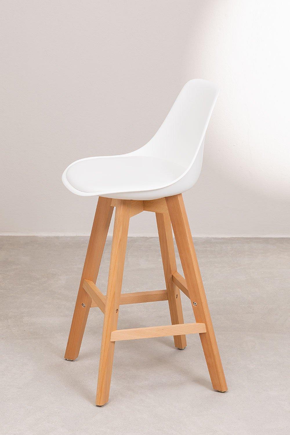 Sklum Taburete Alto 65cm Blanco Nordic Edition