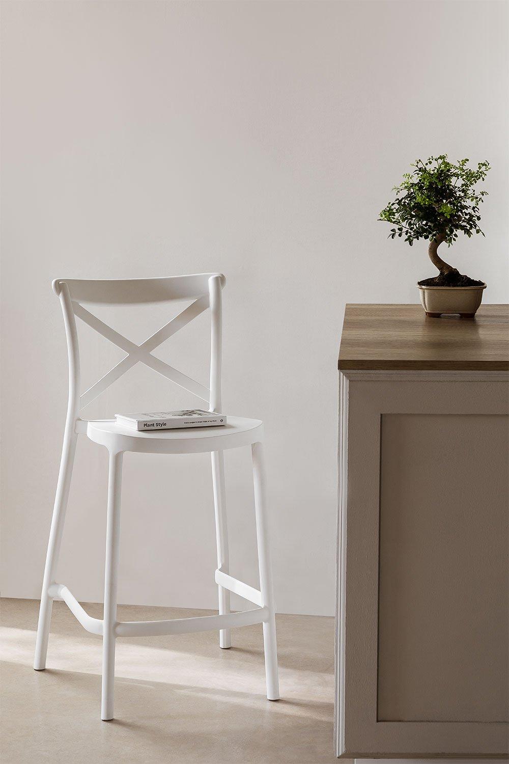sklum Taburete alto 65cm blanco Otax