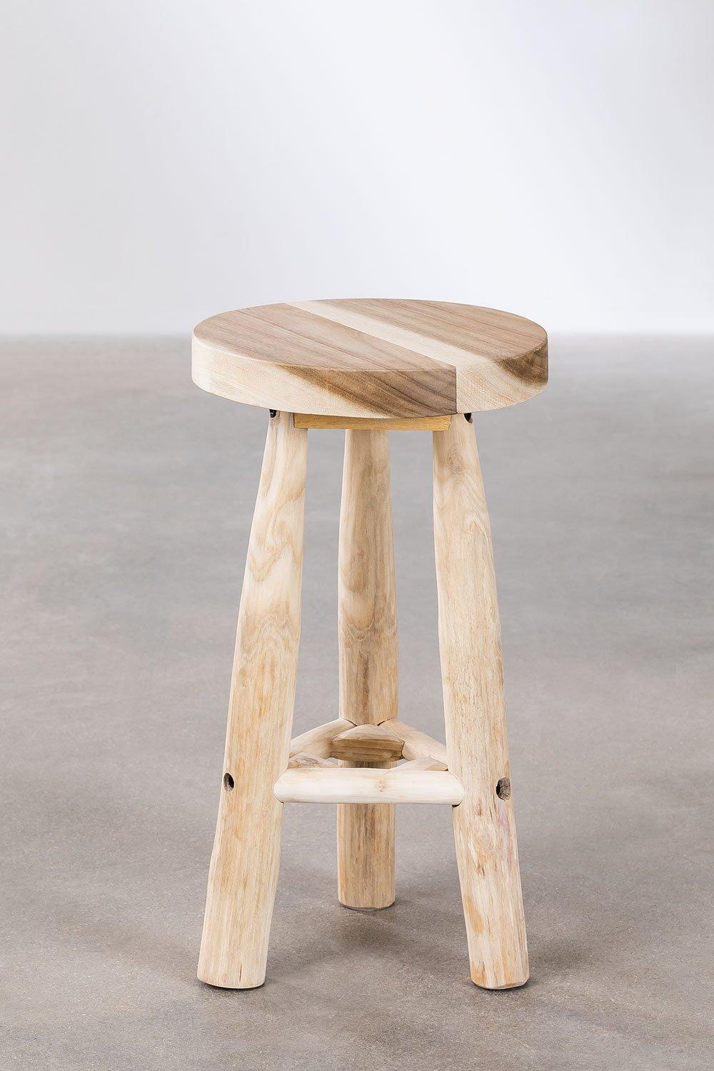 sklum Taburete alto 65cm en madera Narel