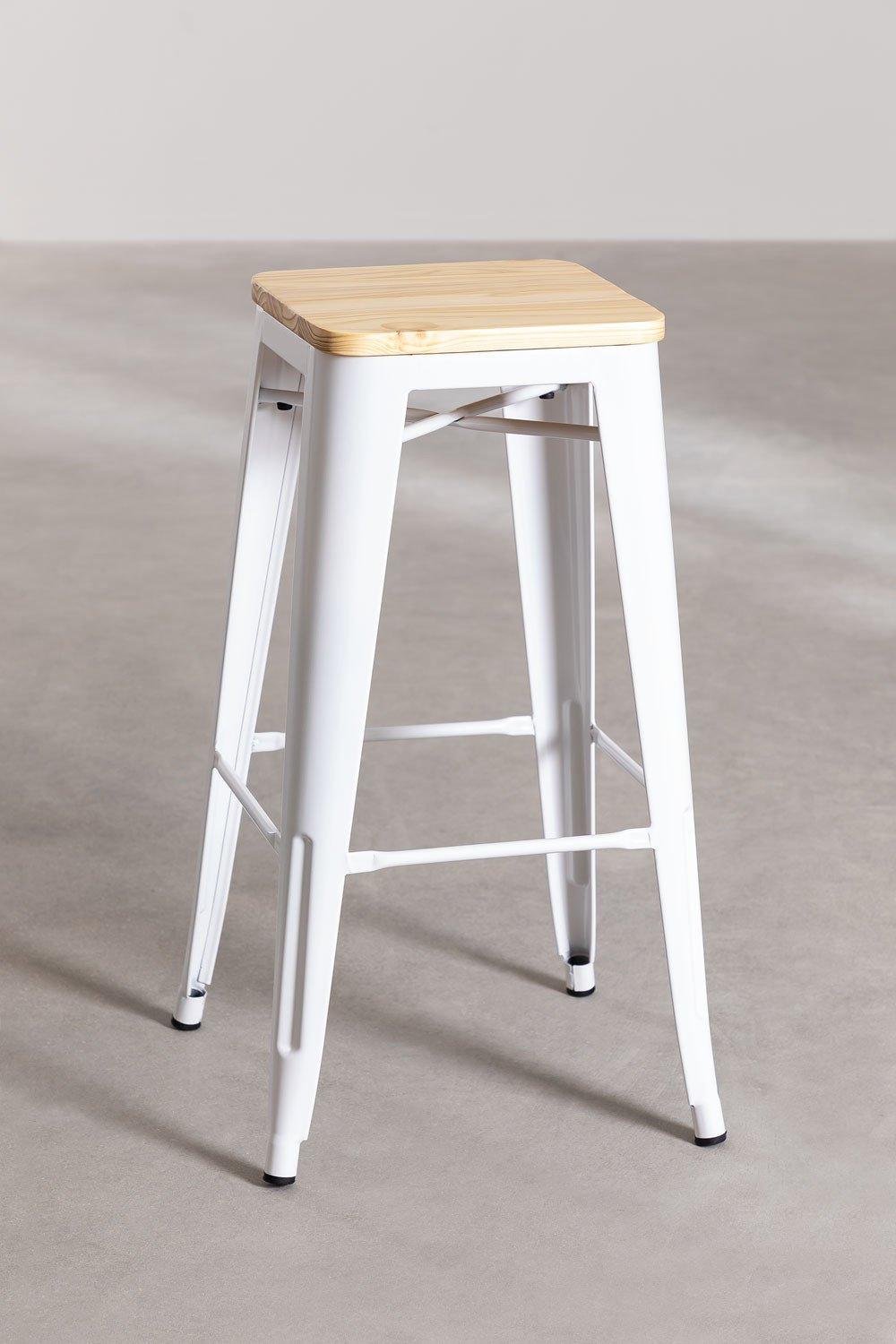 Sklum Taburete Alto 76cm Blanco LIX