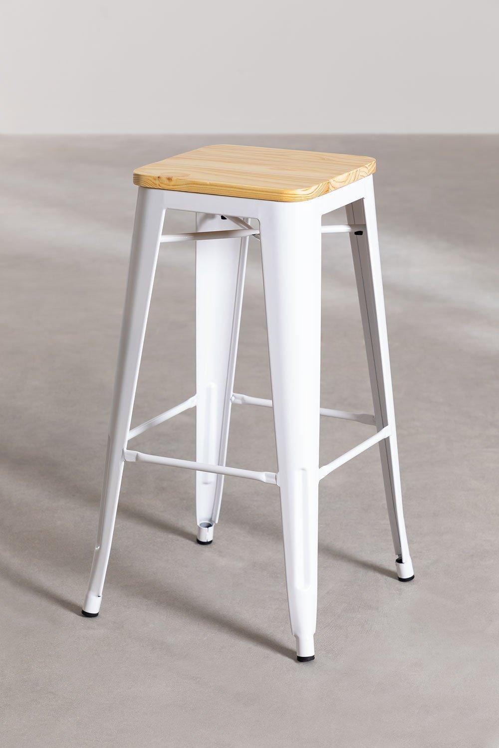 Sklum Taburete Alto 76cm Blanco LIX