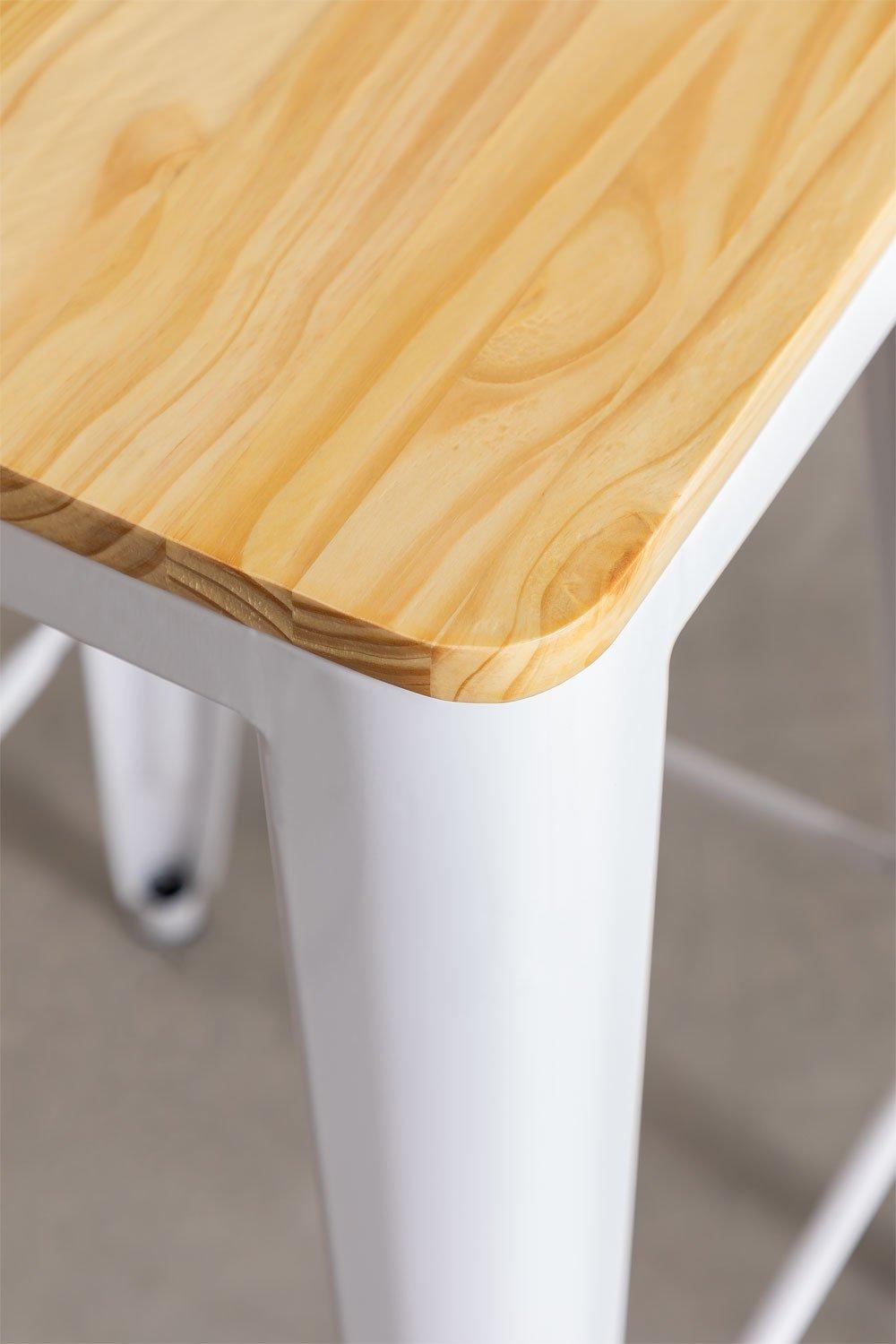 Sklum Taburete Alto 76cm Blanco LIX