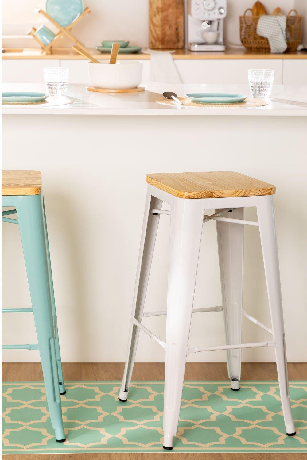 sklum Taburete alto 76cm blanco LIX