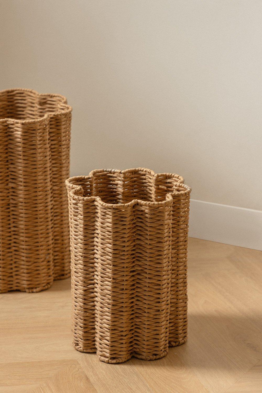 sklum Tadinov braided rope and metal basket