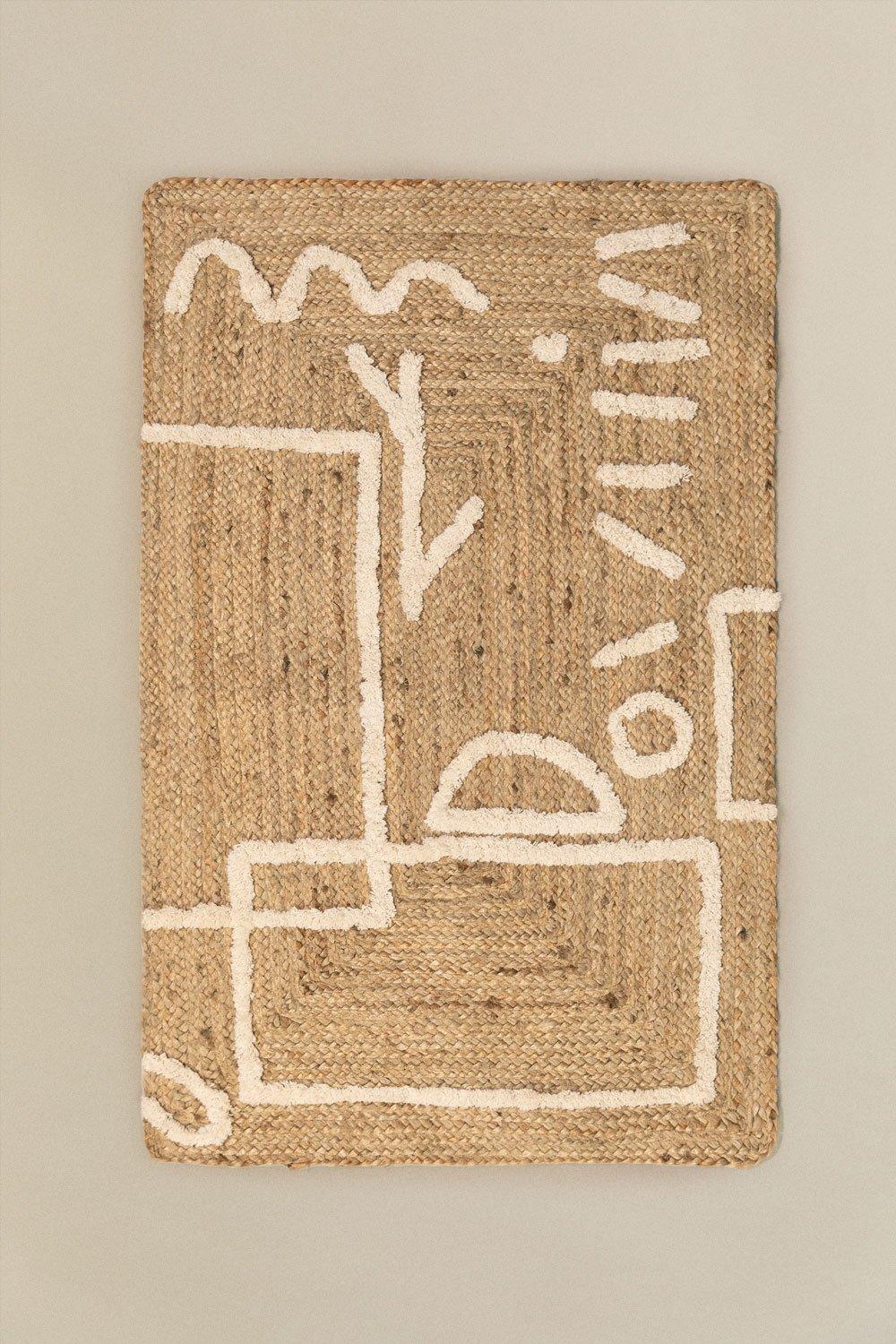 sklum Tapis en jute et coton (112x71 cm) Dudle