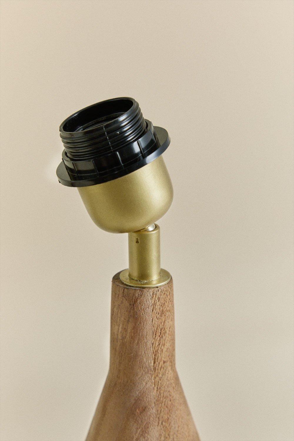 Sklum Tischlampenfuß ↑25 Cm Aus Mangoholz Alabama