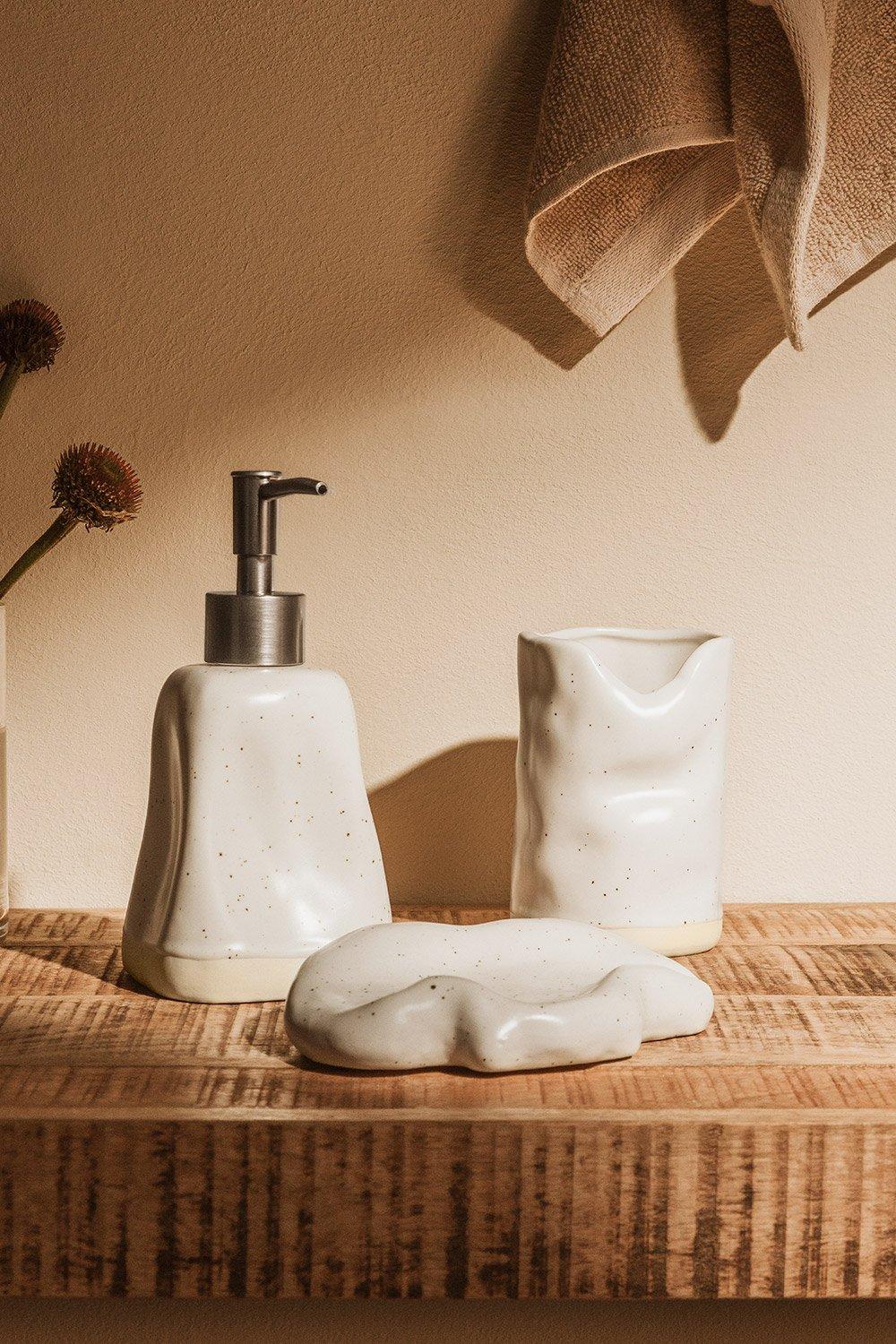 sklum Tuvan stoneware bathroom set