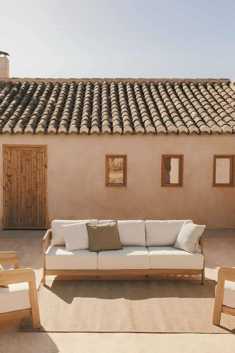 sklum Uleno 3-zits tuinbank in acaciahout