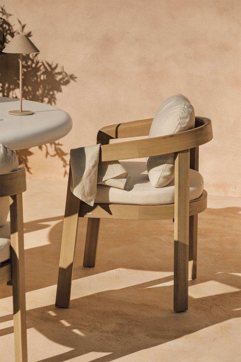 Sklum Uleno Garden Chair In Acacia Wood