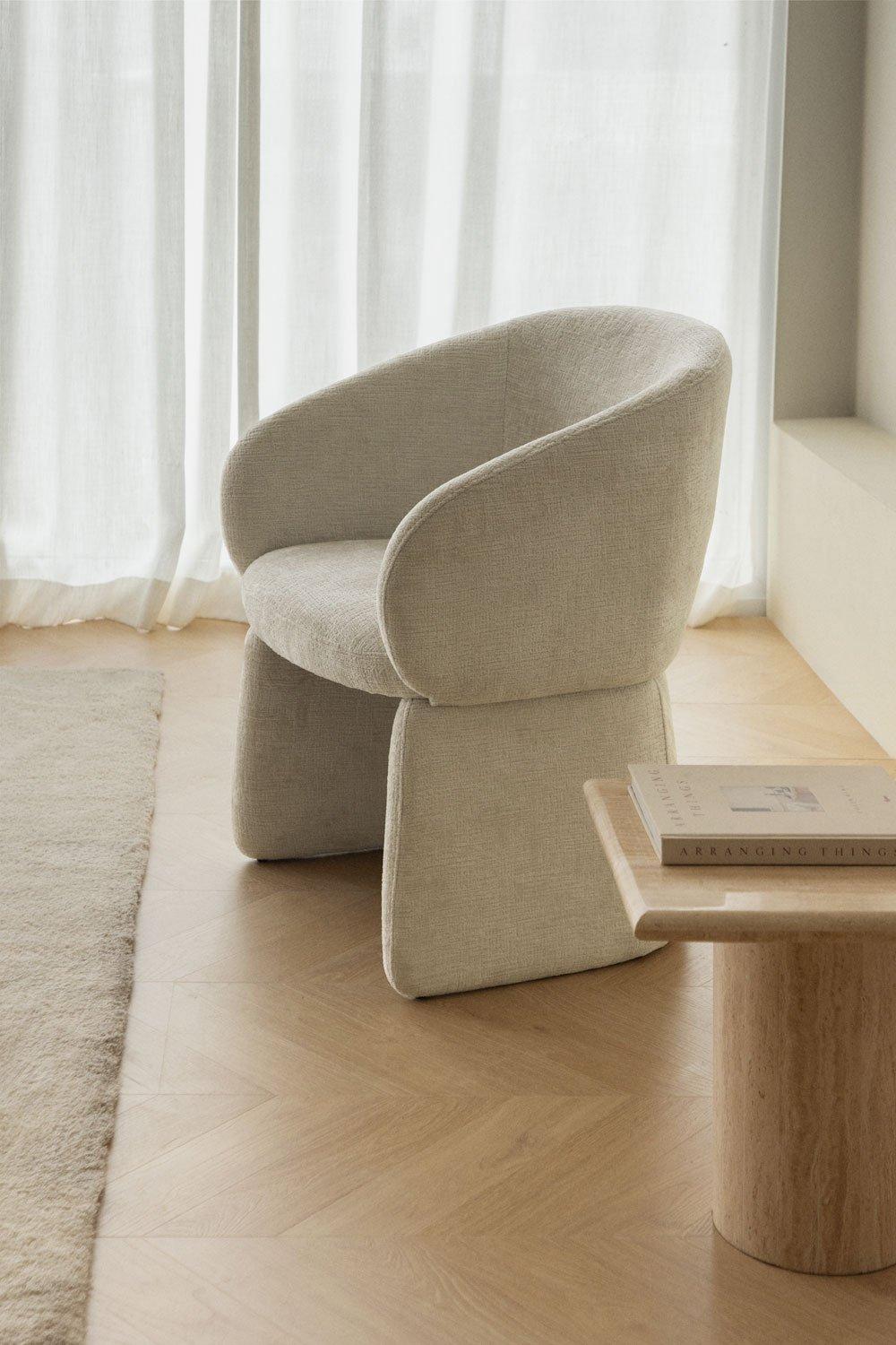 sklum Vasilis chenille fauteuil