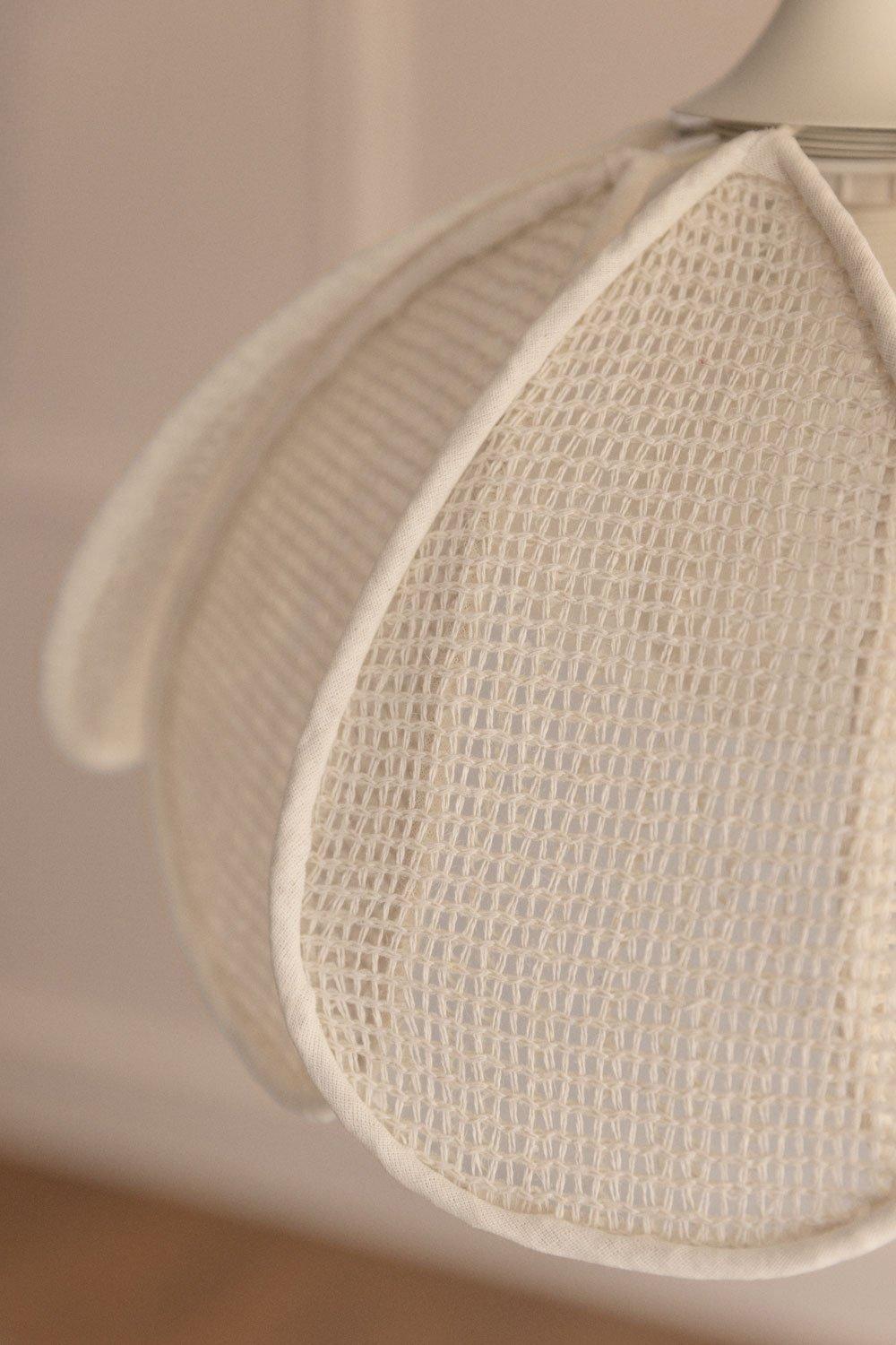 Sklum Vidson Iron And Linen Floor Lamp