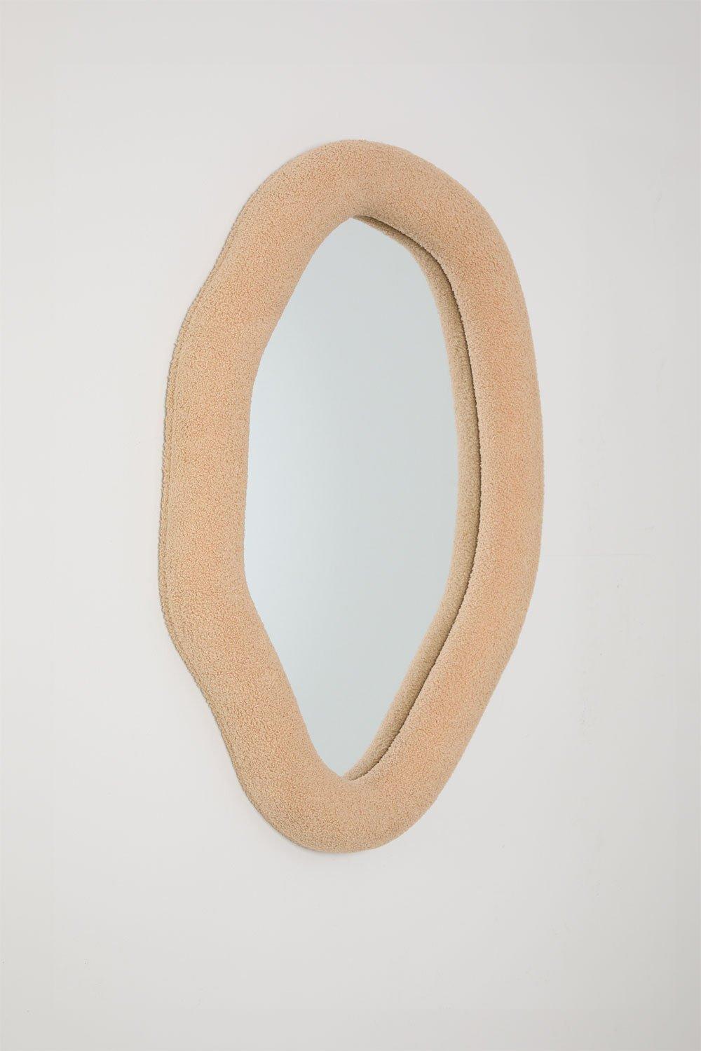 Sklum Wall Mirror 70x100 Cm In Ceniro Sheepskin