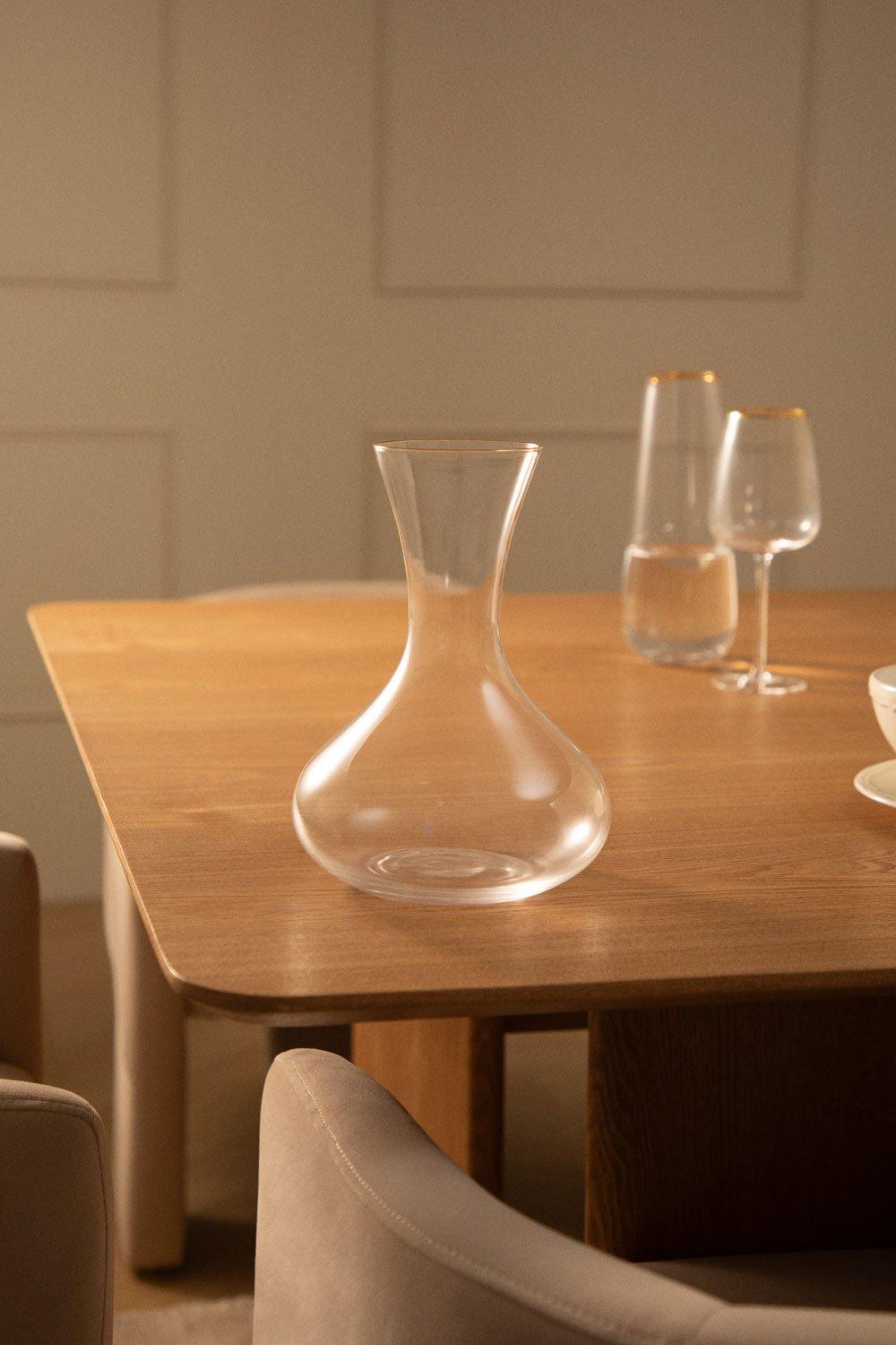 sklum Weinkaraffe aus Glas 1 7 l Olaya