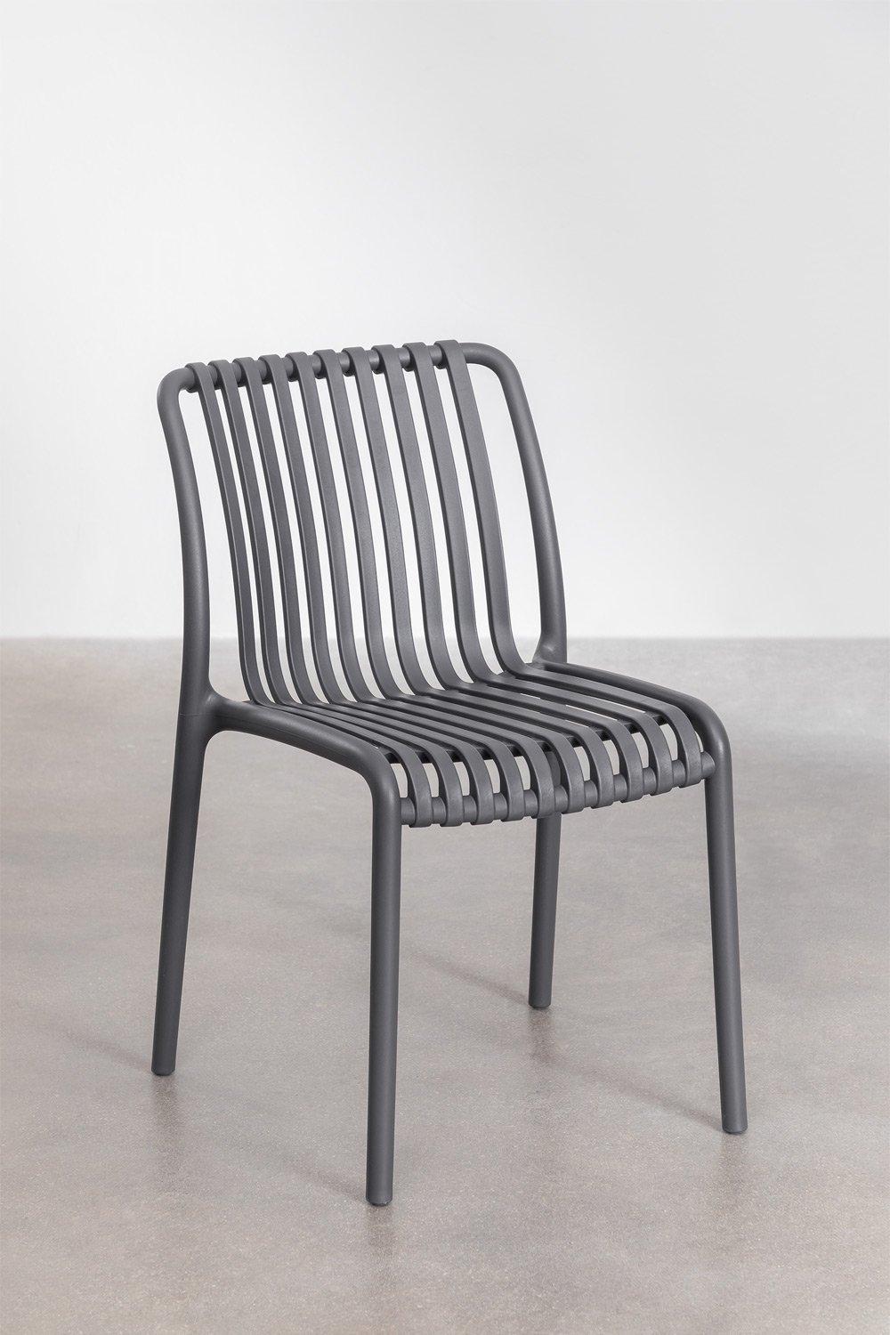sklum Wendell polypropylene stackable garden chair