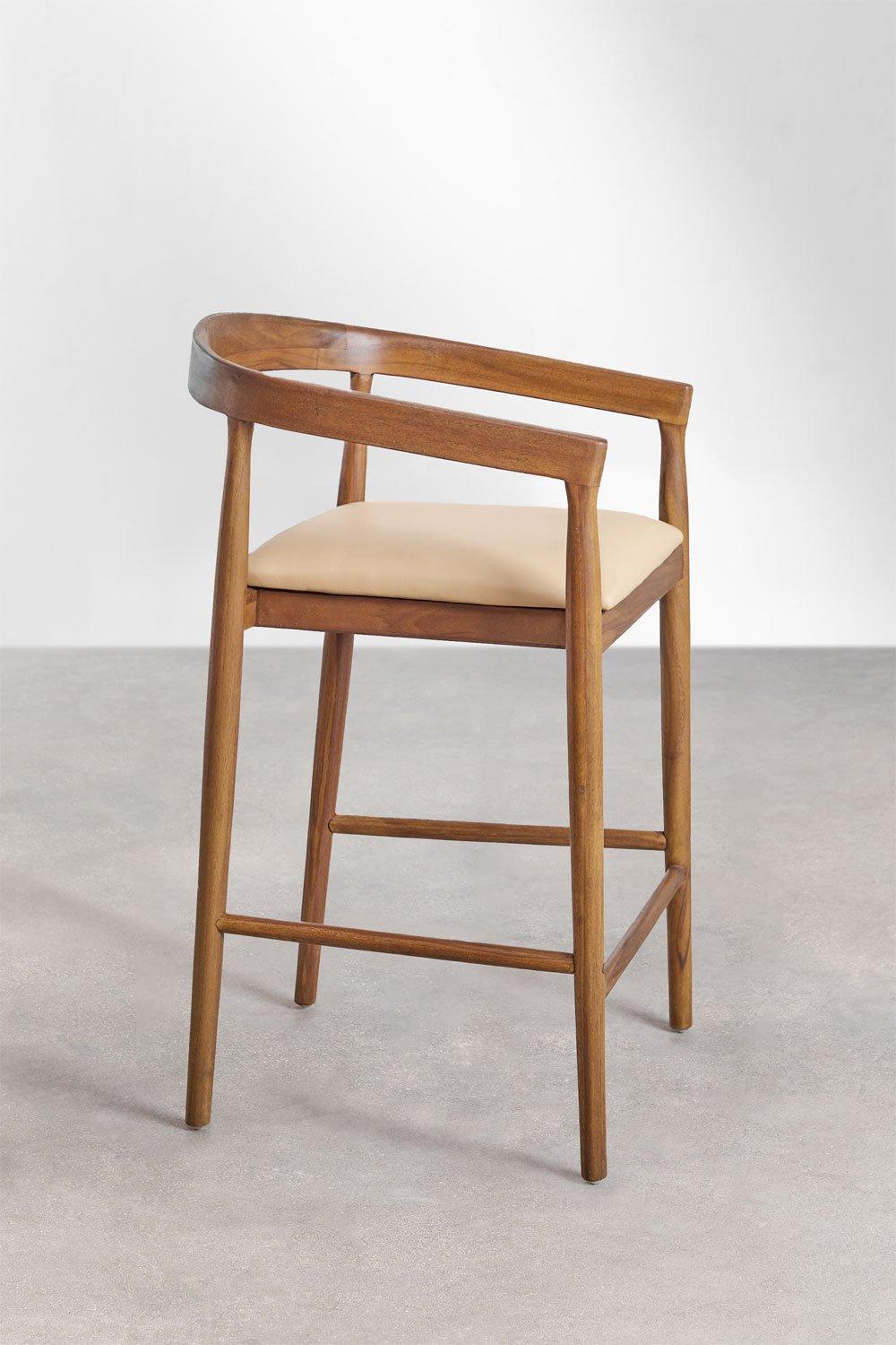 Sklum Wysoki Stołek 70cm Beżowy Vintage Visby