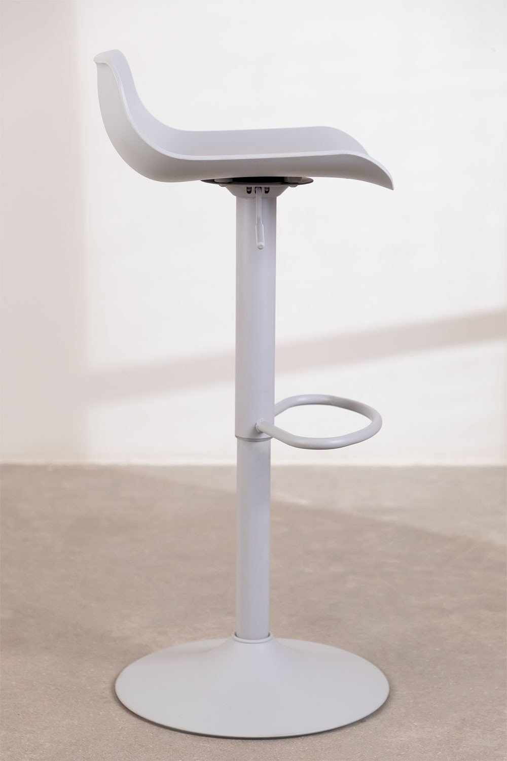 Sklum Wysoki Stołek Regulowany Jasnoszary Arjenn