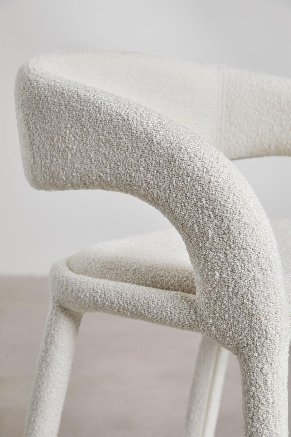 Sklum Wysokie Krzesło Barowe Tapicerowane Arazeina