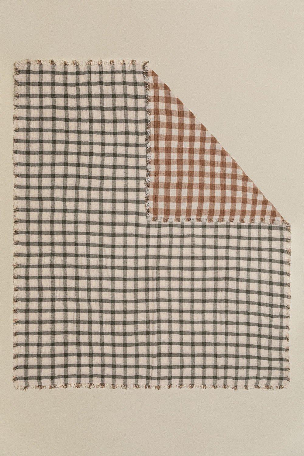 Sklum Zujar Cotton Plaid Blanket