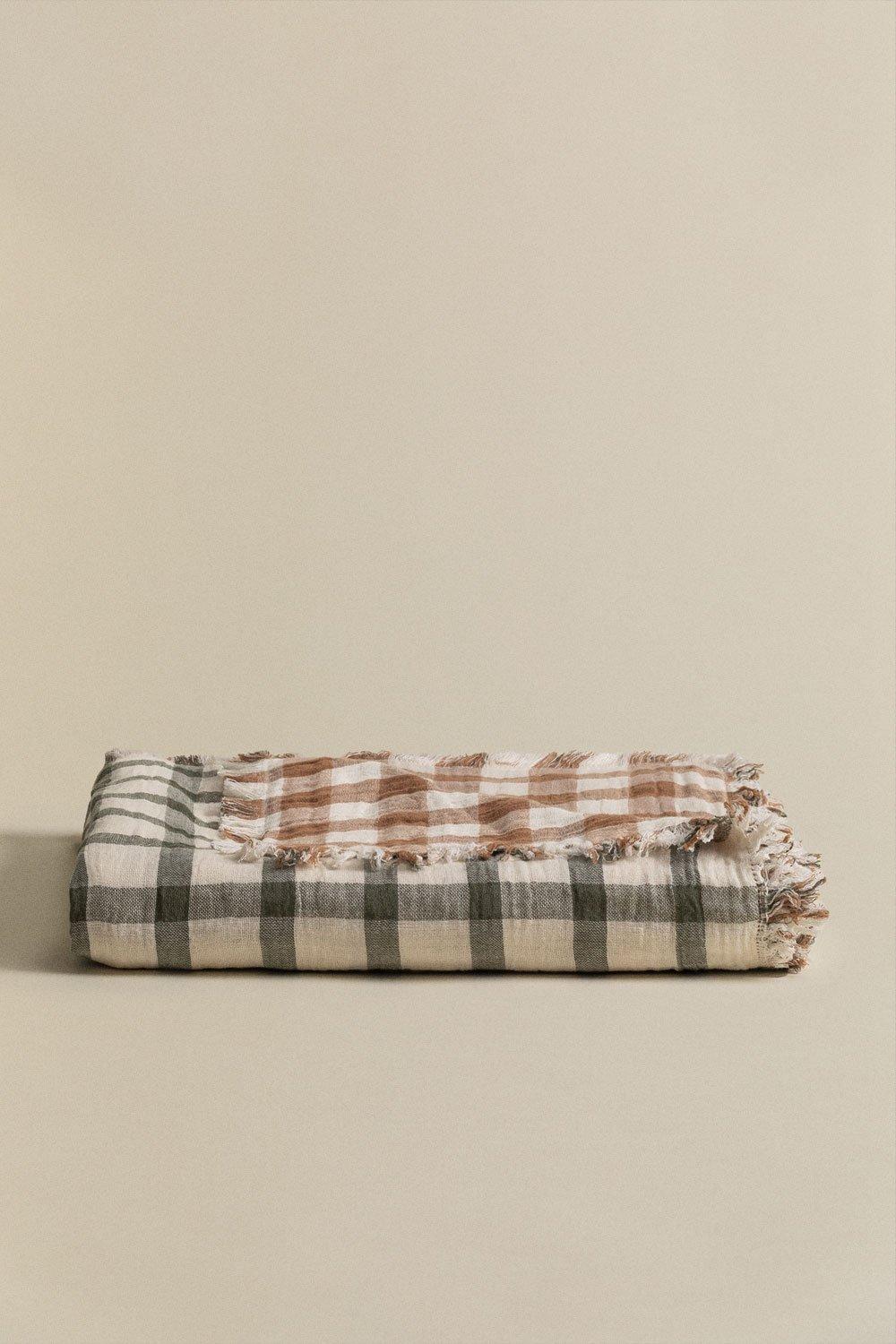 Sklum Zujar Cotton Plaid Blanket