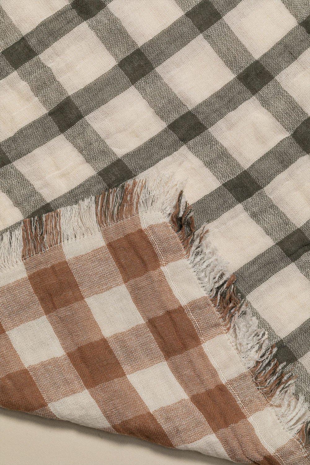Sklum Zujar Cotton Plaid Blanket