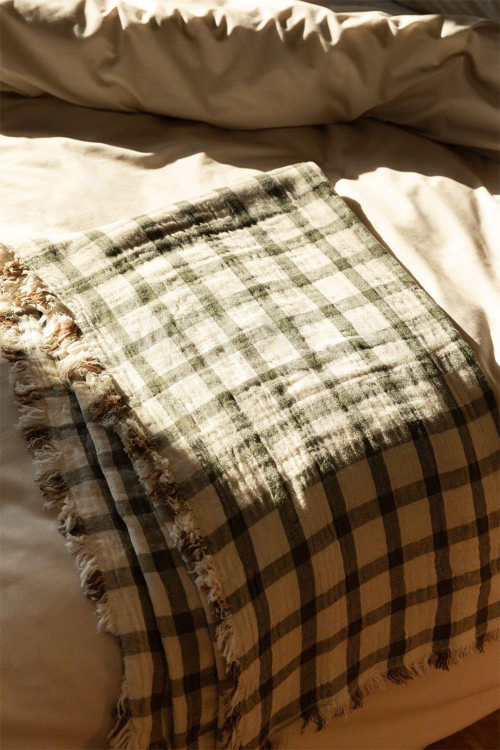 sklum Zujar Cotton Plaid Blanket