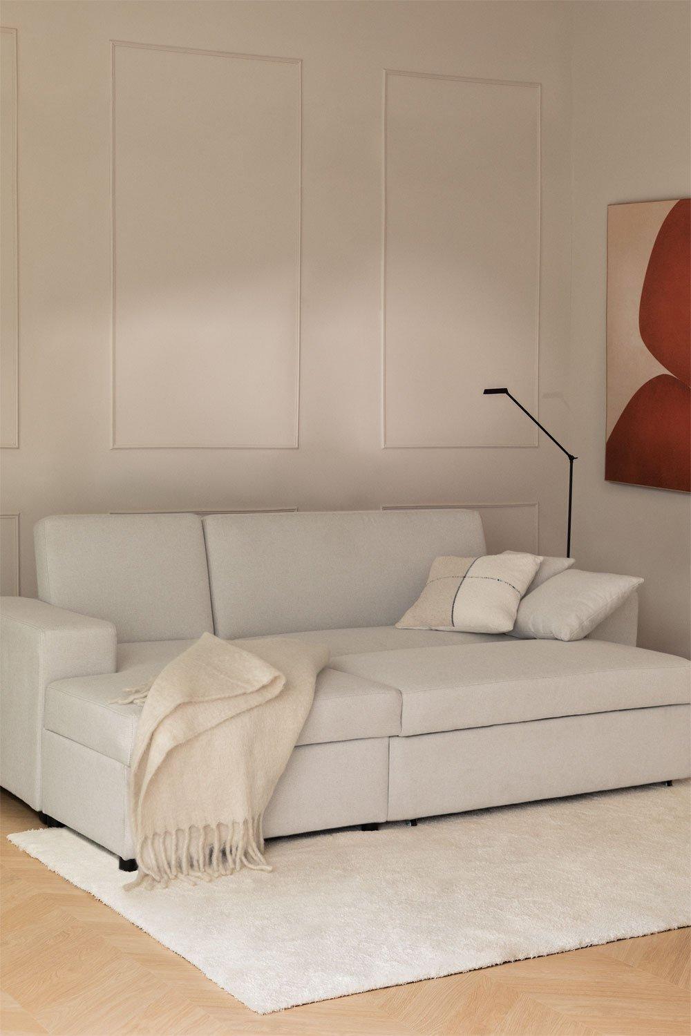 Sklum Sofa 3-osobowa Z Funkcją Spania Po Lewej Stronie W Tkaninie Umay