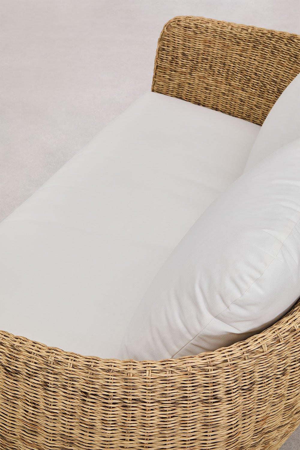 Sklum Sofa Dwuosobowa Z Drewna Akacjowego I Syntetycznego Rattanu Leilan