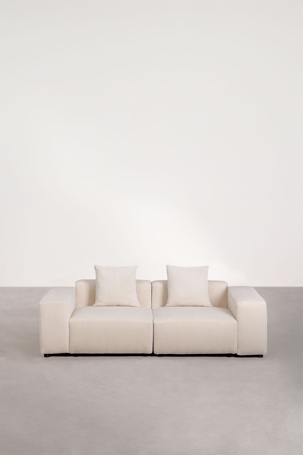 Sklum Sofá Modular De 2 Peças (↔︎230 Cm) Com Braços Baixos Bruna