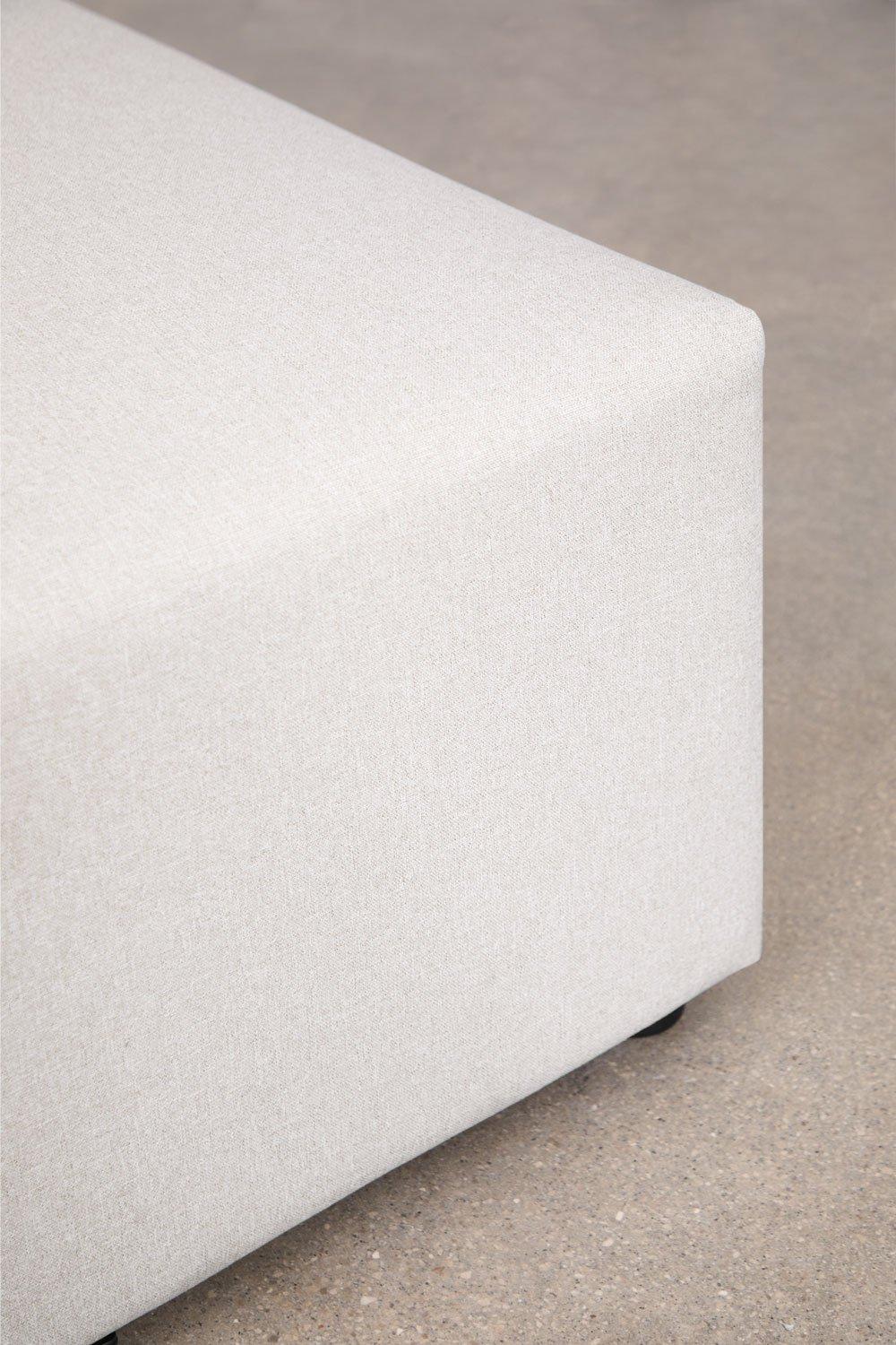 Sklum Sofá Modular De 3 Peças Com 2 Poltronas De Canto E Puff Kata