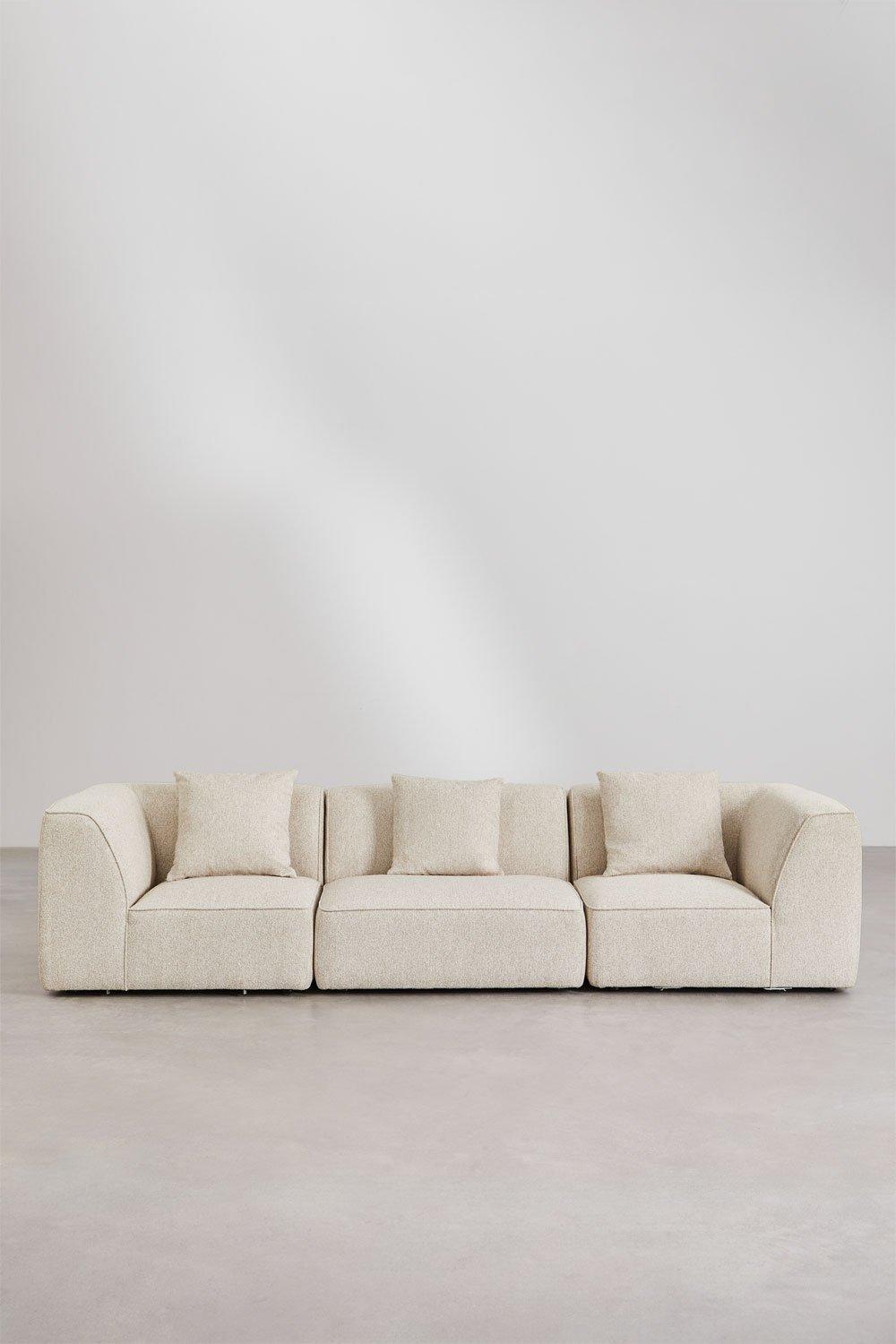 Sklum Sofá Modular De 3 Piezas En Tela Bouclé Cardea