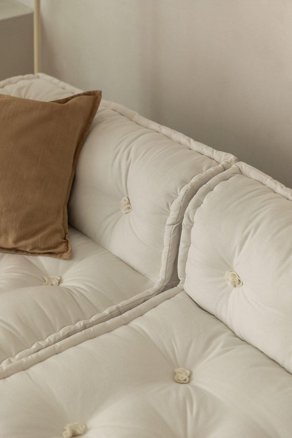 Sklum Sofá Modular Esquinero De 3 Piezas En Algodón Dhel