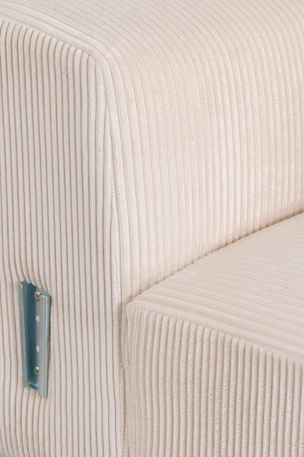 Sklum Sofa Modułowa Narożna 2-częściowa Lewa Z Niskimi Podłokietnikami I Pufą (↔︎345 Cm) Bruna