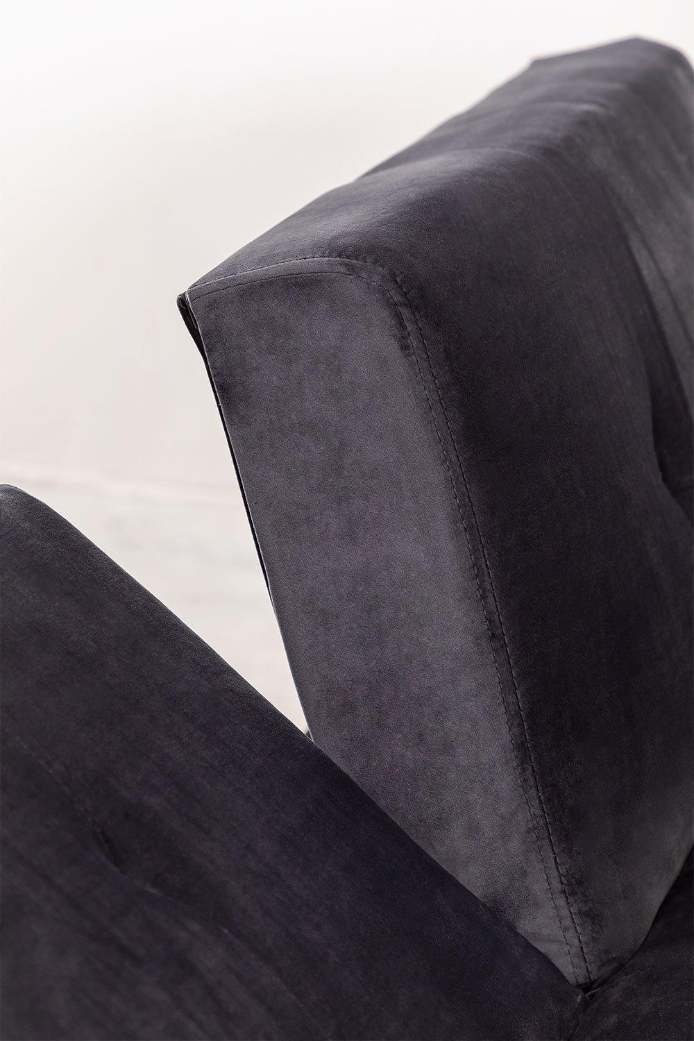 Sklum Sofá Reclinable De 3 Plazas En Terciopelo Jehrd