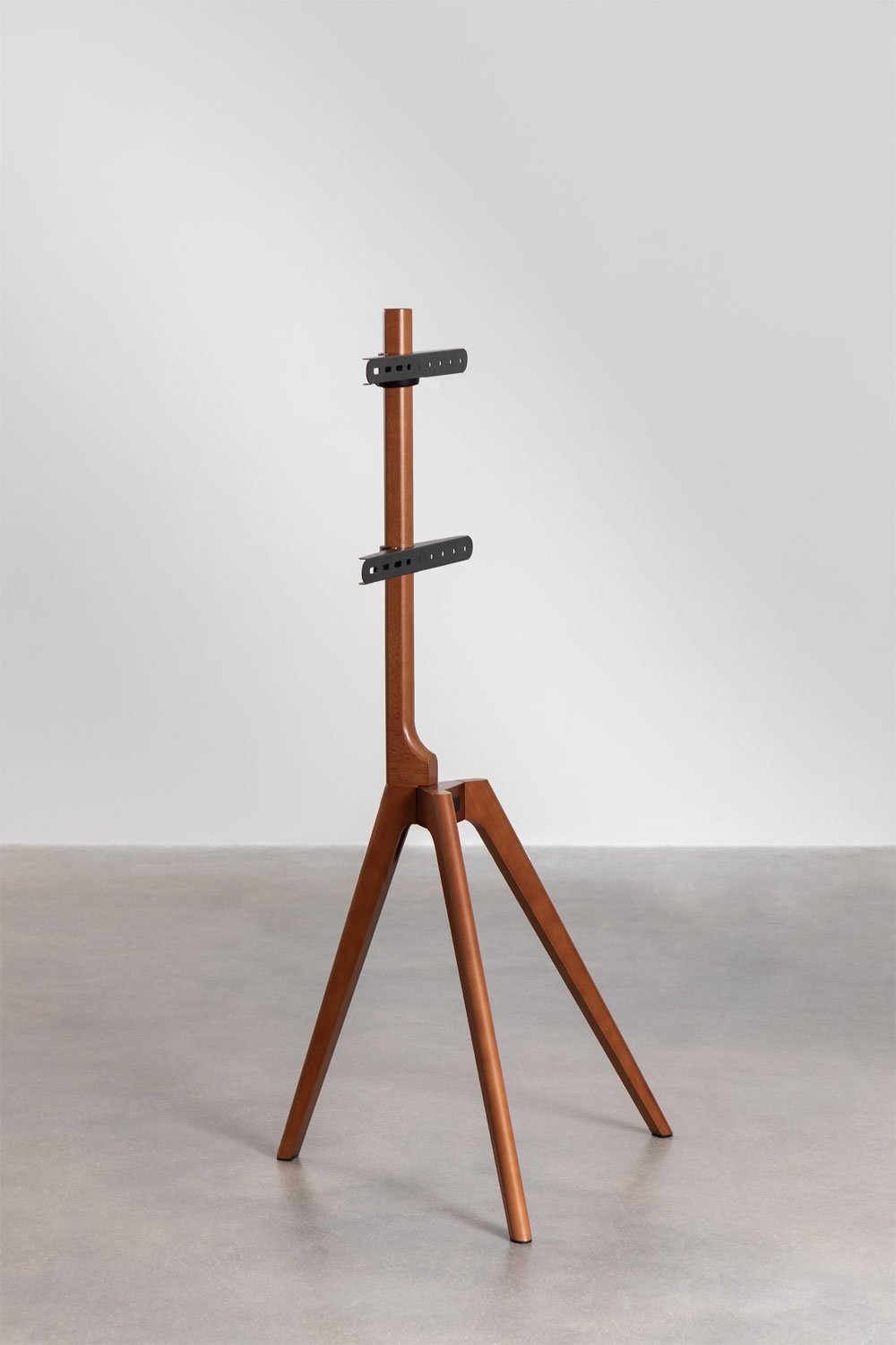 Sklum Soporte De Pie Trípode Para TV En Acero Y Madera Curtiz