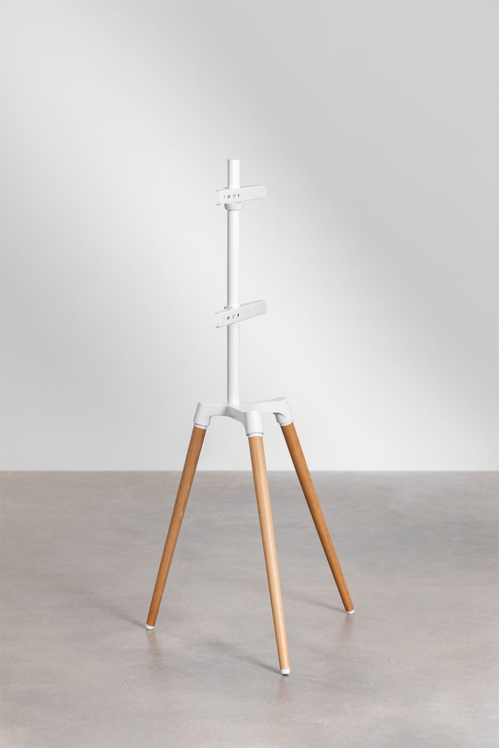 Sklum Soporte De Pie Trípode Para TV En Acero Y Madera Rouben