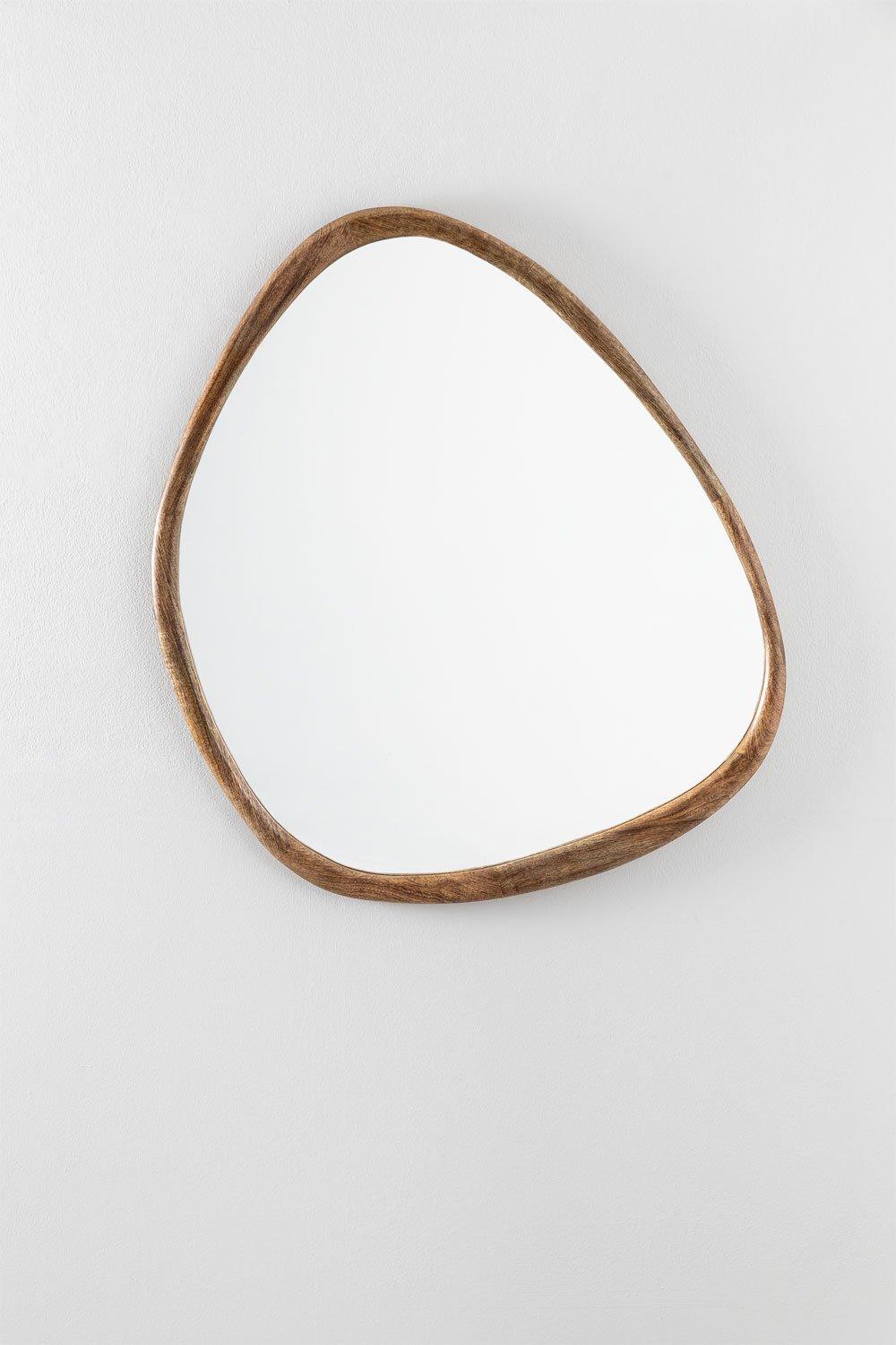 Sklum Specchio Da Parete In Legno Di Mango (86x70 Cm) Dilian