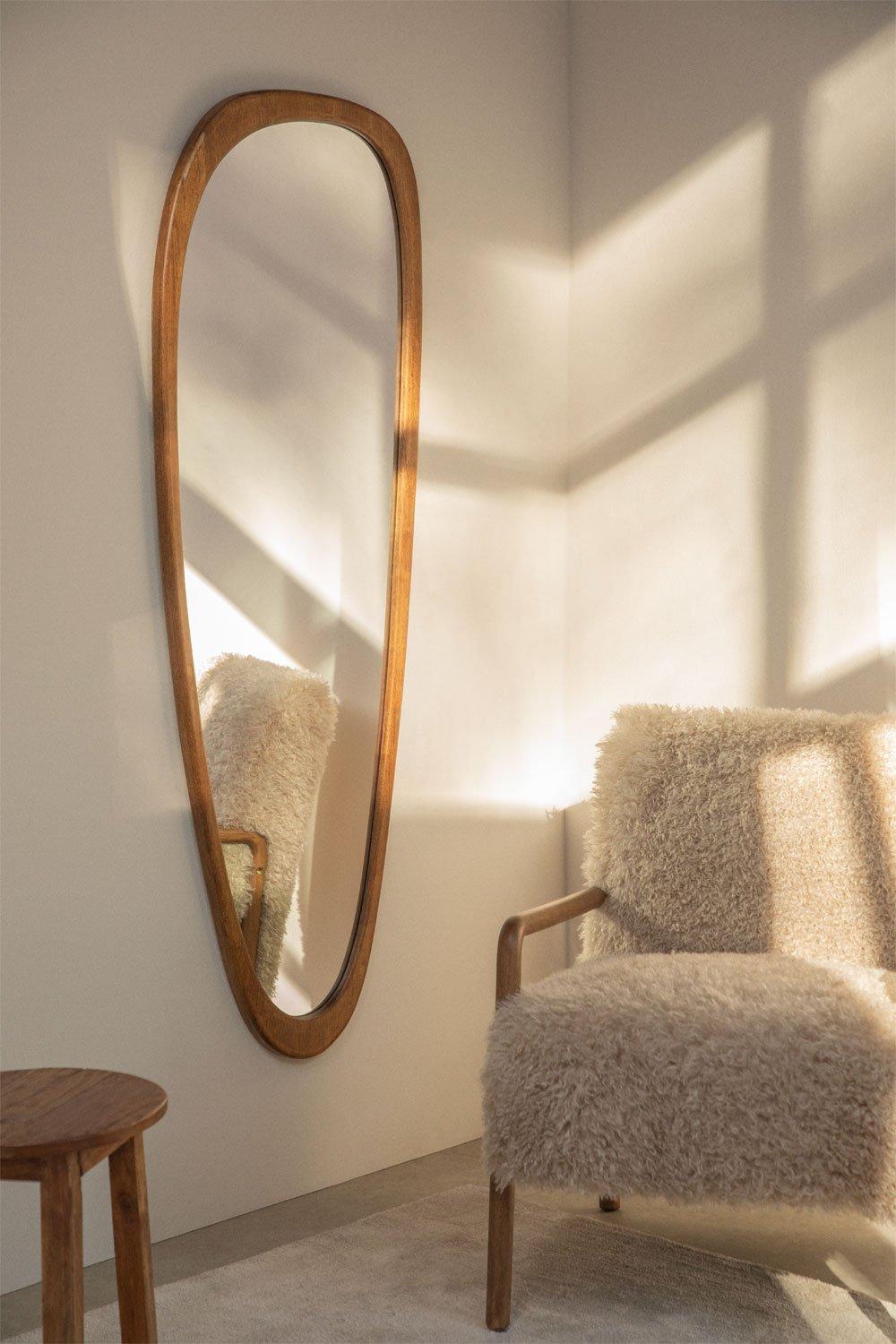 sklum Specchio da parete in legno di rovere Arbidel