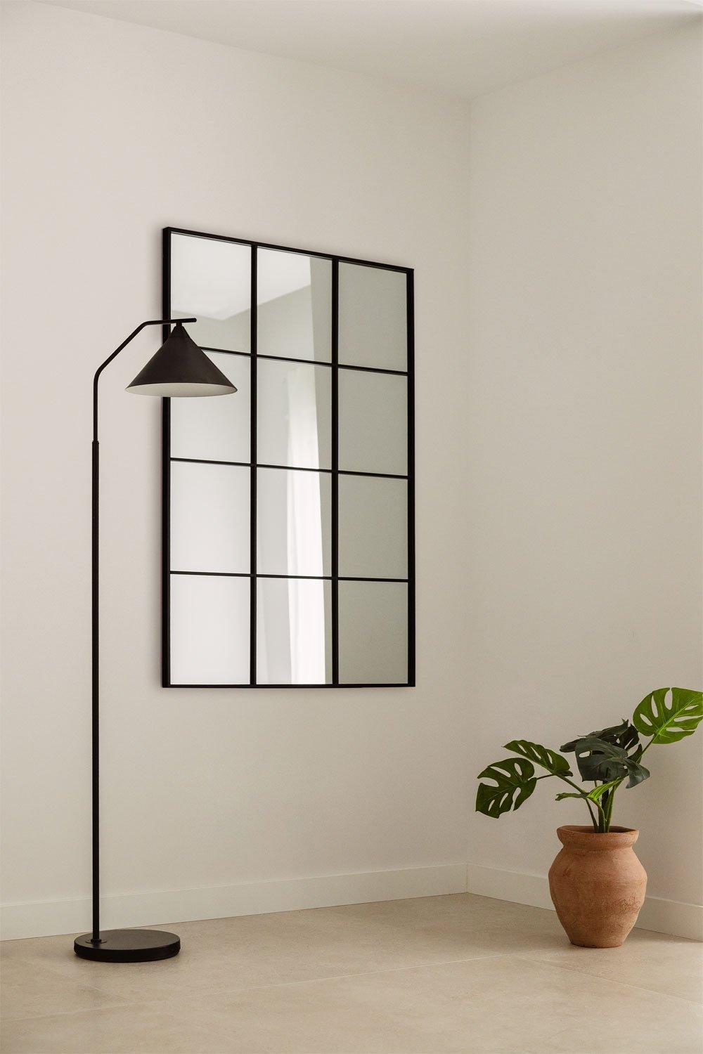 sklum Specchio da parete rettangolare in metallo (80x120 cm) Niember