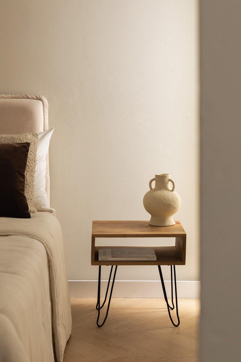 sklum Stolik nocny Tital z drewna pochodzącego z recyklingu