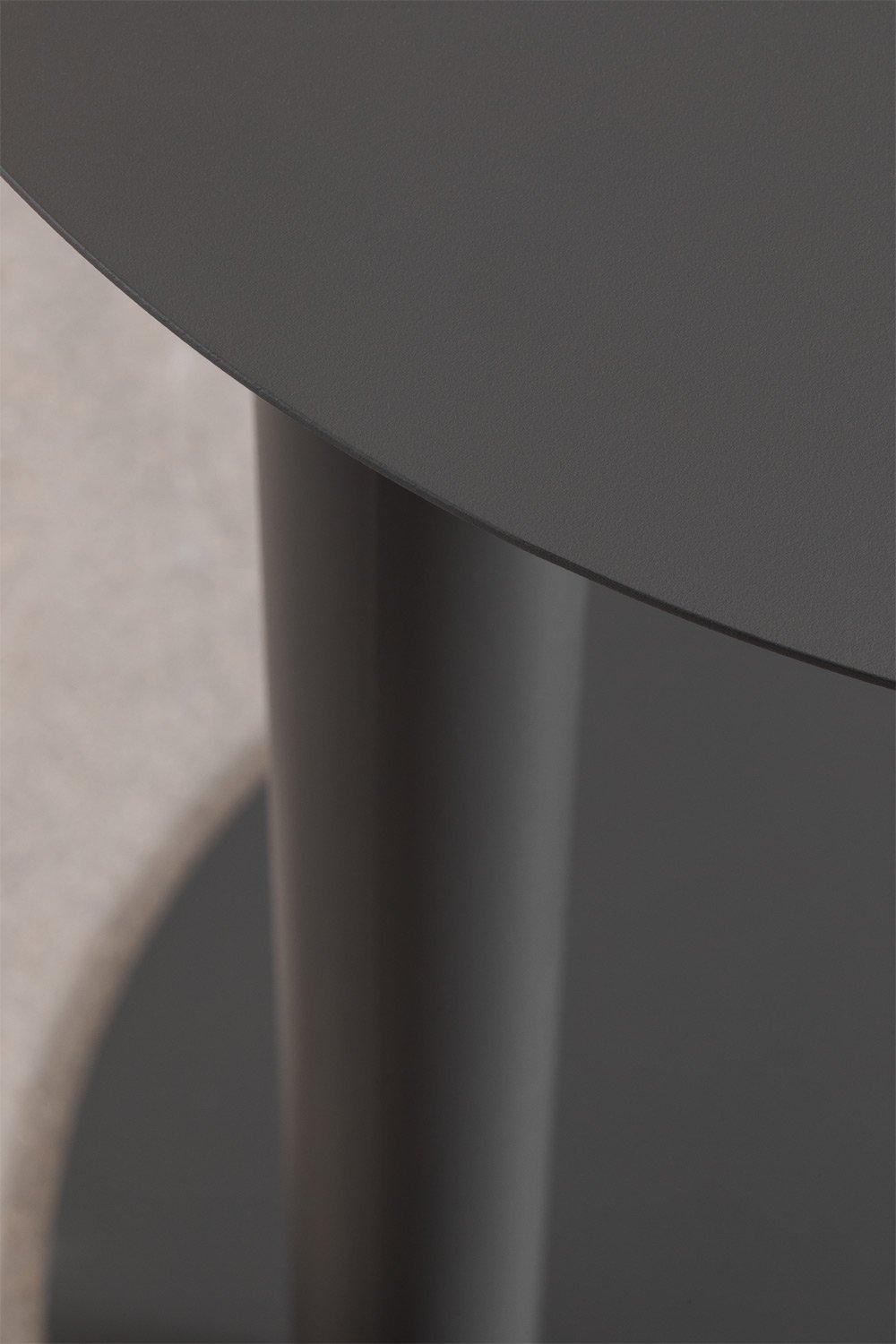 Sklum Table D'appoint De Jardin Ronde Ø40 Cm En Acier Yannik