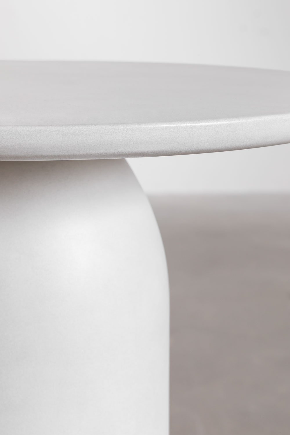 Sklum Table D'appoint De Jardin Ronde Ø45 Cm En Ciment Layana