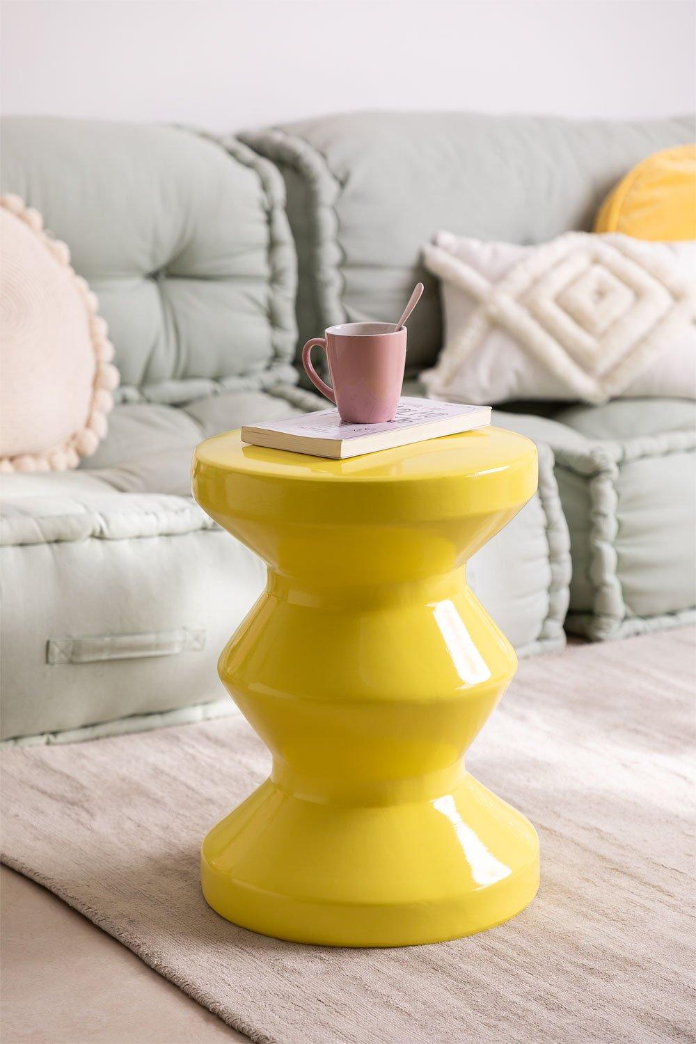 sklum Table d'Appoint Ronde en Céramique (Ø33 cm) Bolöh