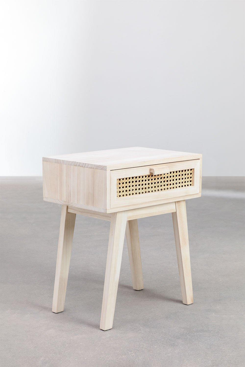 Sklum Table De Chevet En Bois Ralik Design Avec Tiroir
