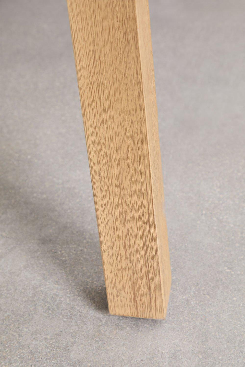 Sklum Table De Jardin Carrée 150x150 Cm En Bois D'acacia Dubai