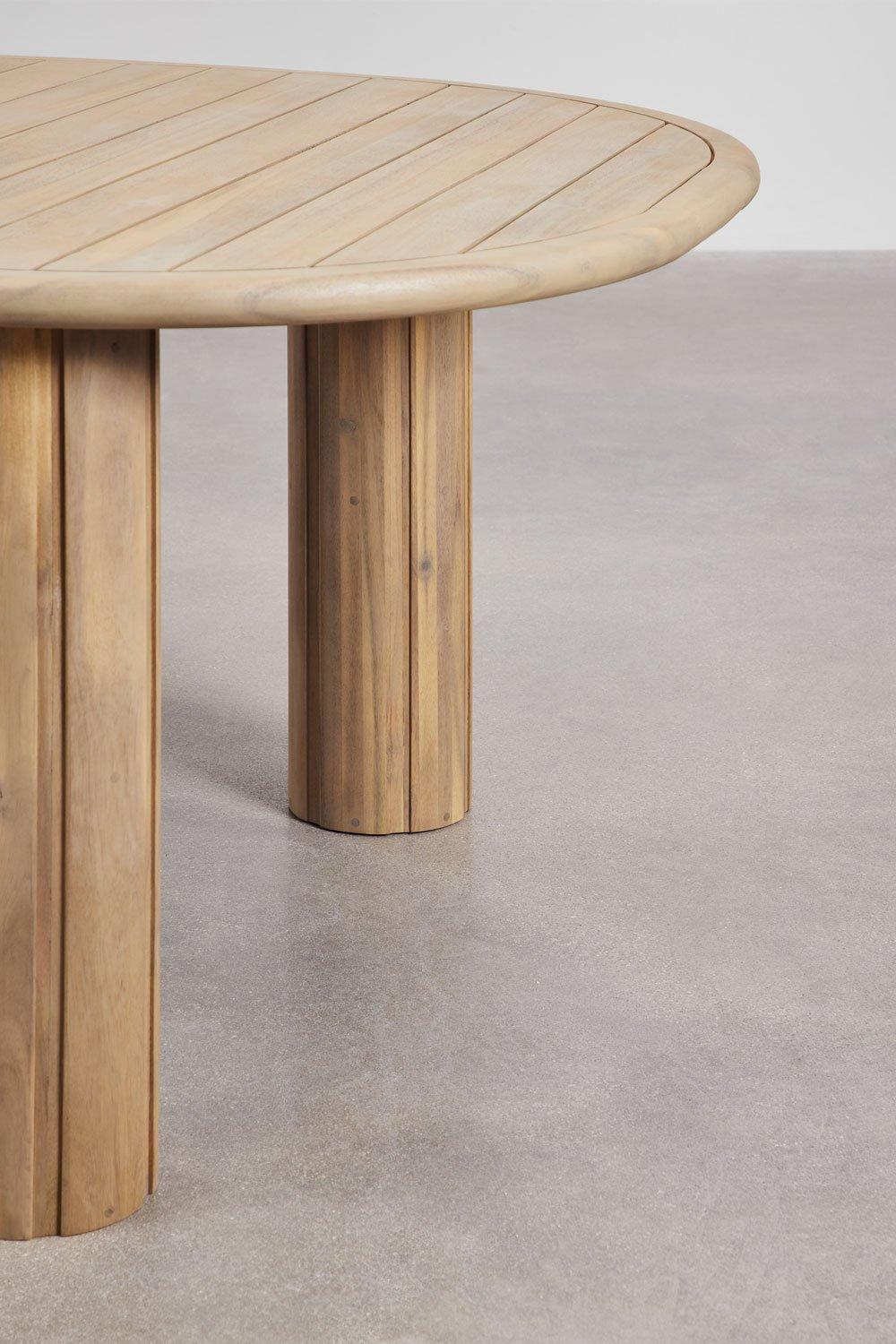 Sklum Table De Jardin Ovale Danara En Bois D'acacia