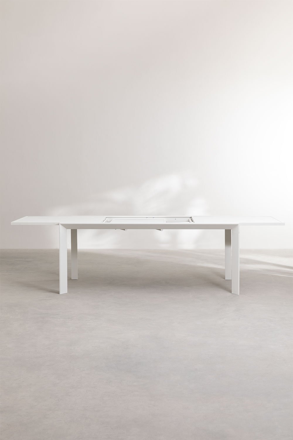 Sklum Table De Jardin Rectangulaire 180-240x100 Cm Extensible En Aluminium Starmi