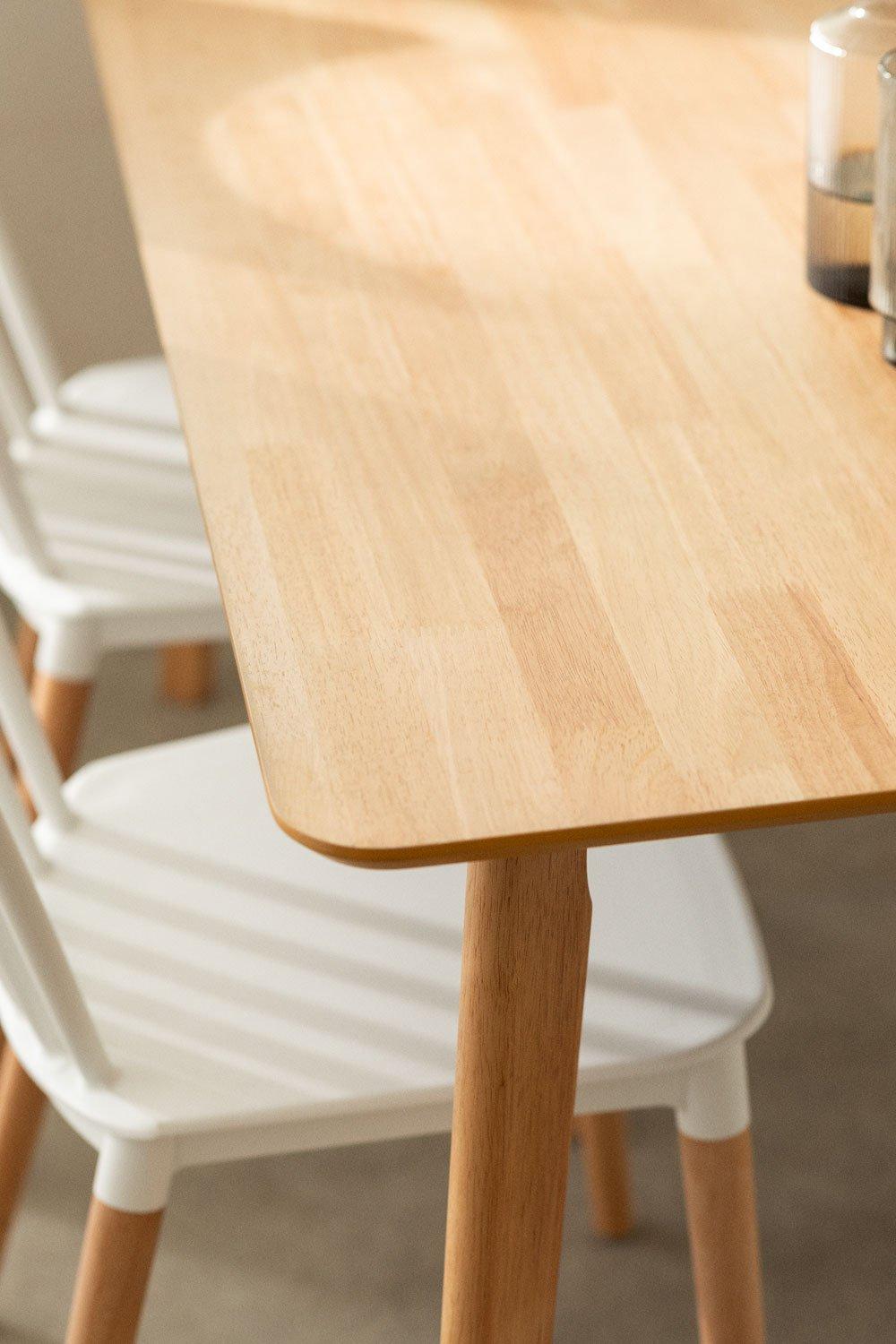 Sklum Table De Salle à Manger Rectangulaire En Bois (150x90 Cm) Kerhen